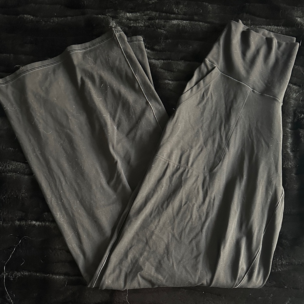 Sleek Charcoal Bootcut Leggings